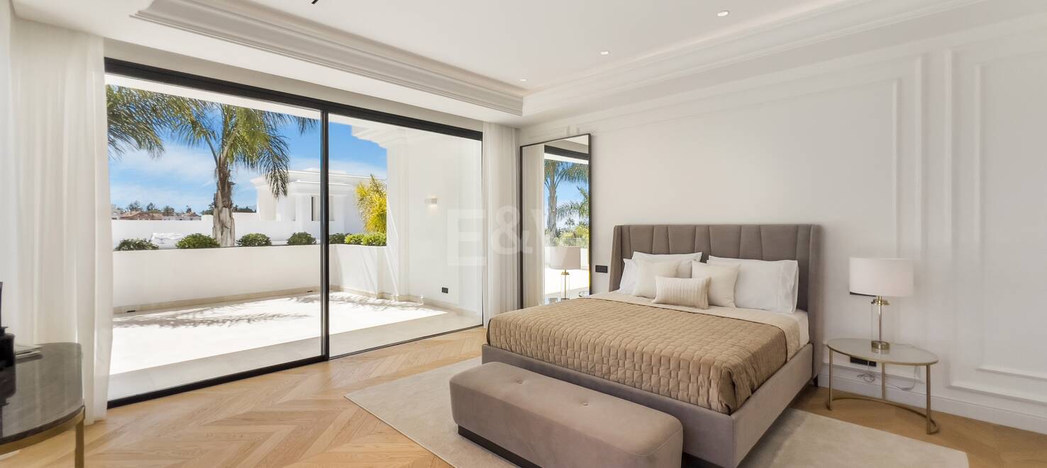 Asombrosa villa contemporánea con vistas al mar Mediterráneo en La Milla de Oro