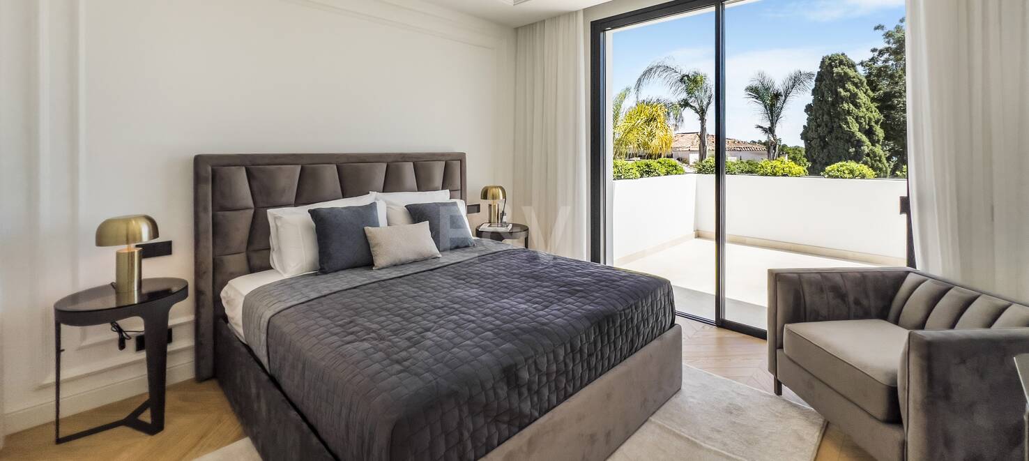 Asombrosa villa contemporánea con vistas al mar Mediterráneo en La Milla de Oro