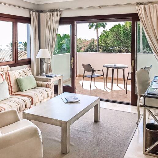 Suite penthouse avec vue sur la mer à Puente Romano
