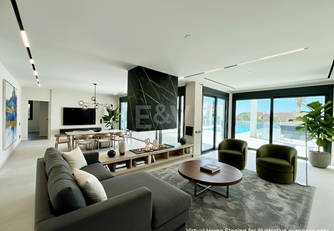 Luxury Villa in Elviria Beachside, 100m from the Beach