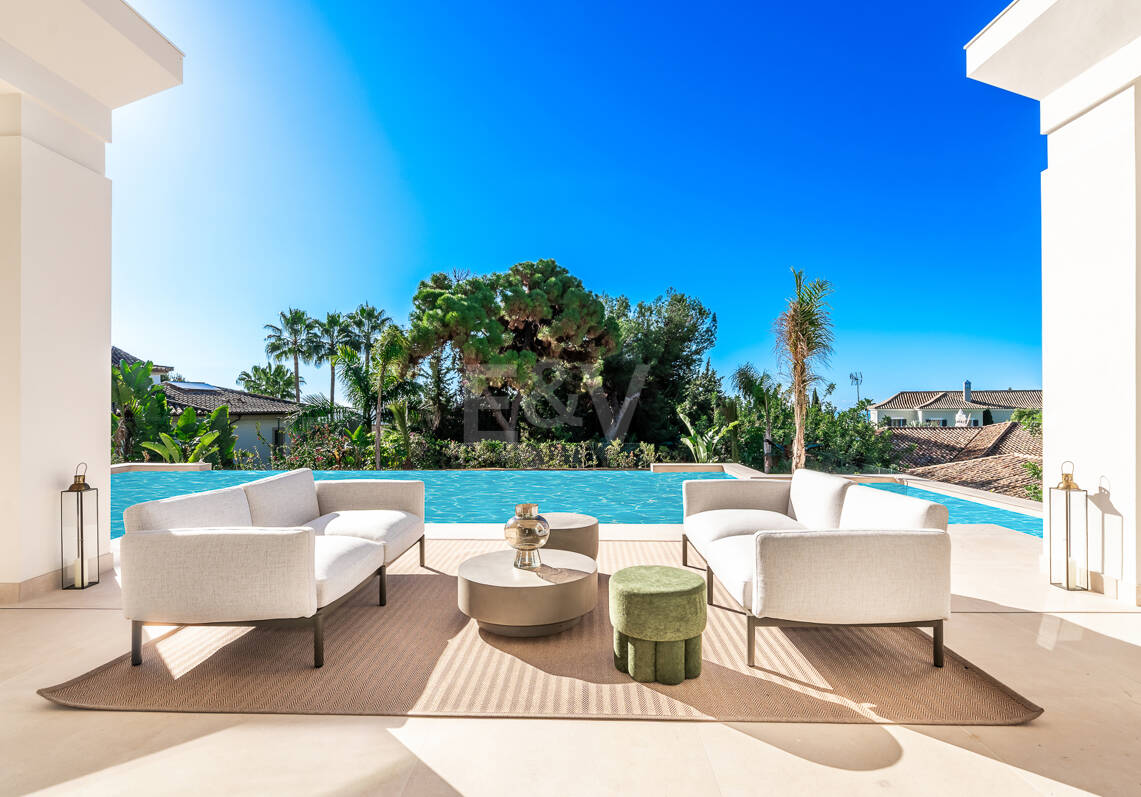 Utsökt modern villa i hjärtat av Sierra Blanca