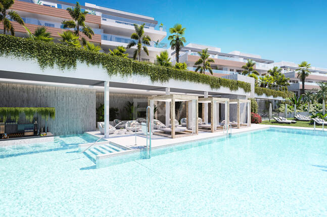 Penthouse i Altos de Los Monteros med fantastisk panoramautsikt