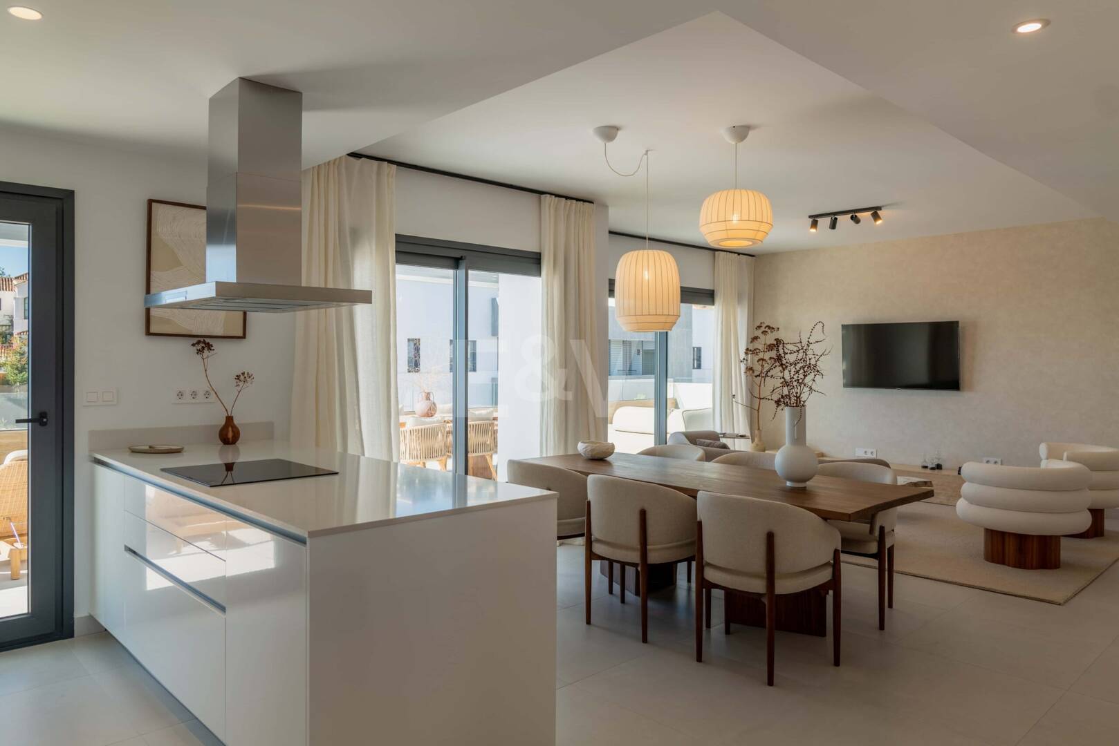 Penthouse i Altos de Los Monteros med fantastisk panoramautsikt