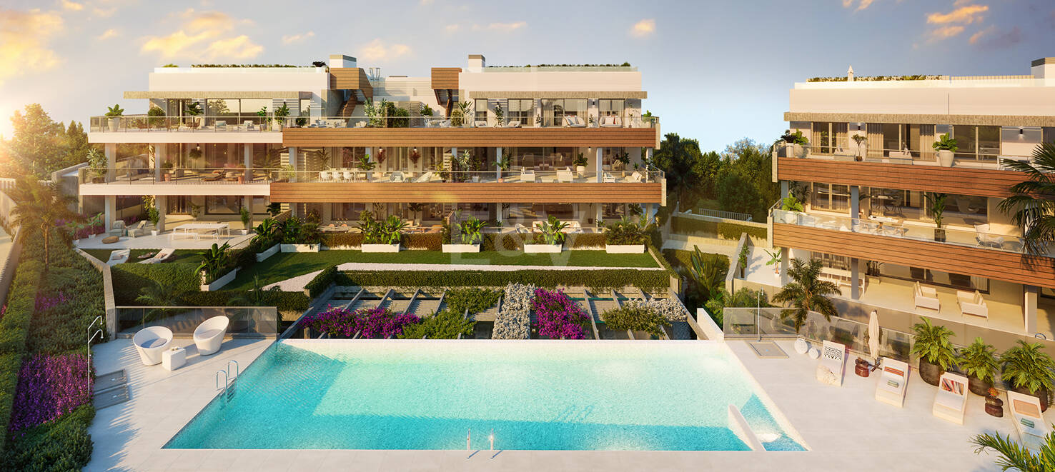 Penthouse i Altos de Los Monteros med fantastisk panoramautsikt