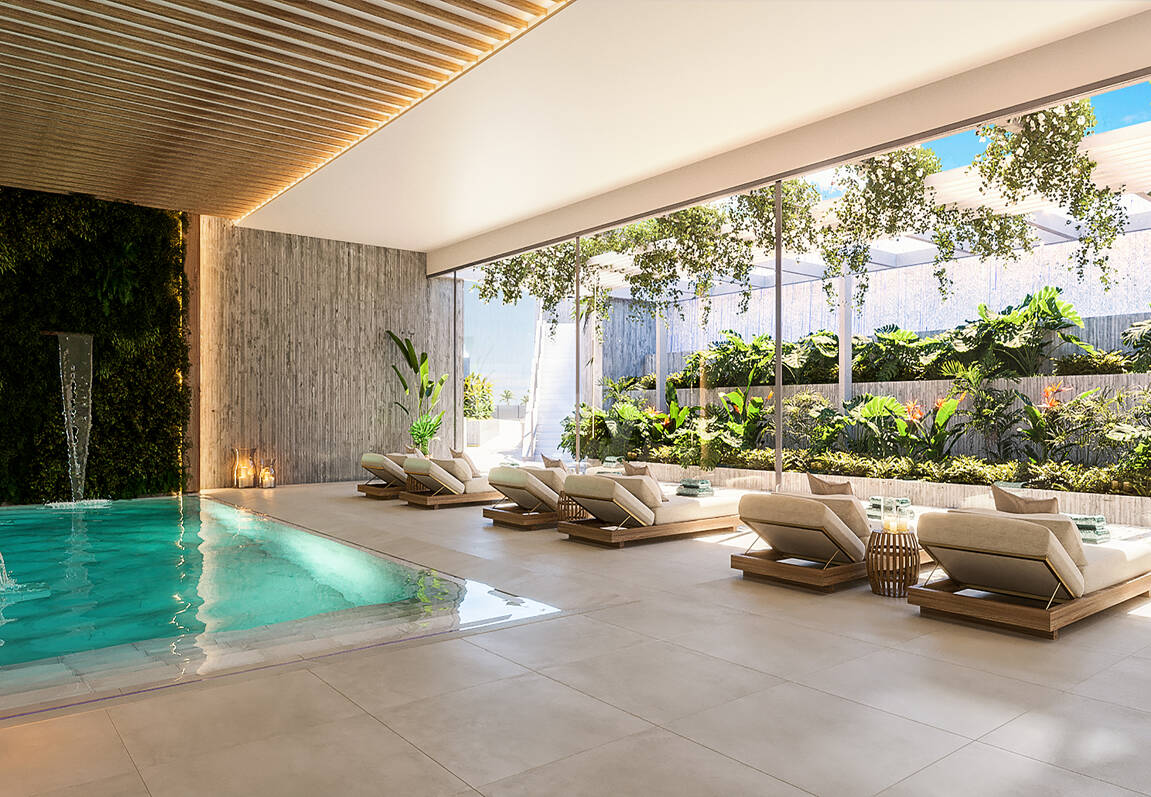 Penthouse i Altos de Los Monteros med fantastisk panoramautsikt