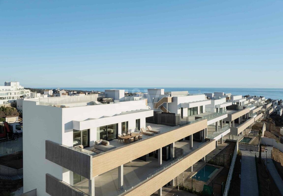 Penthouse i Altos de Los Monteros med fantastisk panoramautsikt