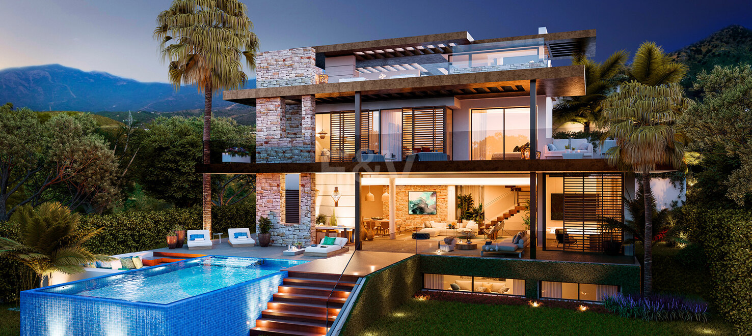 Villas d'avant-garde au cœur du golf à La Alqueria