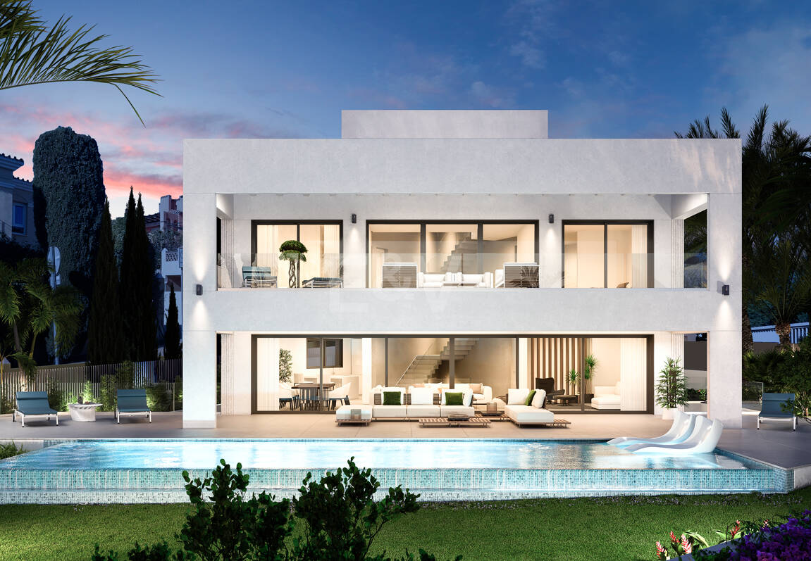 Guadalmina moderne Villa en bord de mer à Marbella
