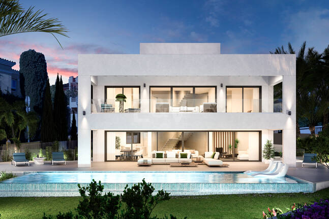 Guadalmina moderne Villa en bord de mer à Marbella