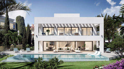 Moderne Guadalmina Strandseite Villa in Marbella