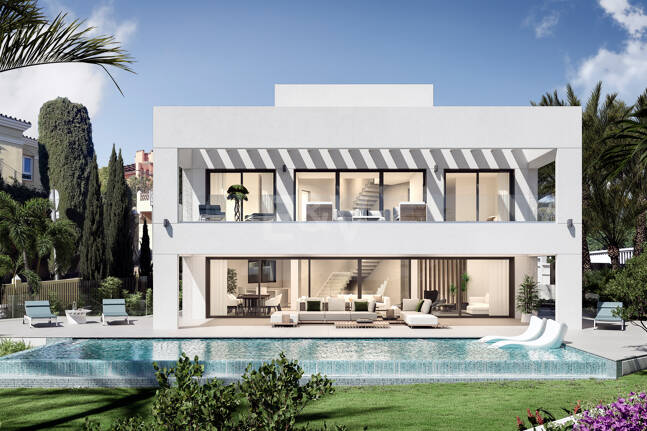 Guadalmina moderne Villa en bord de mer à Marbella