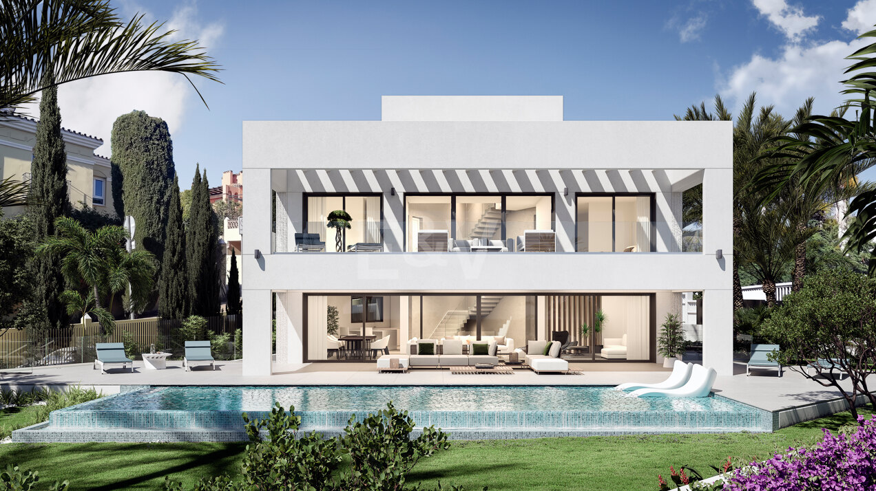 Moderne Guadalmina Strandseite Villa in Marbella