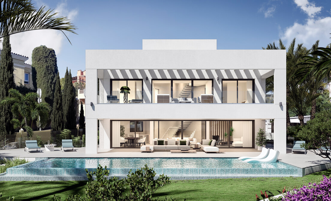 Guadalmina moderne Villa en bord de mer à Marbella