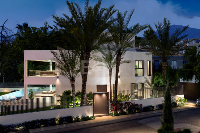 Guadalmina moderne Villa en bord de mer à Marbella