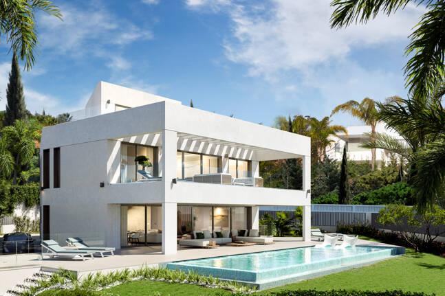 Guadalmina moderne Villa en bord de mer à Marbella