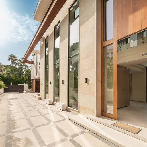 Luxuriöse, neu erbaute Villa mit Meerblick in Los Monteros