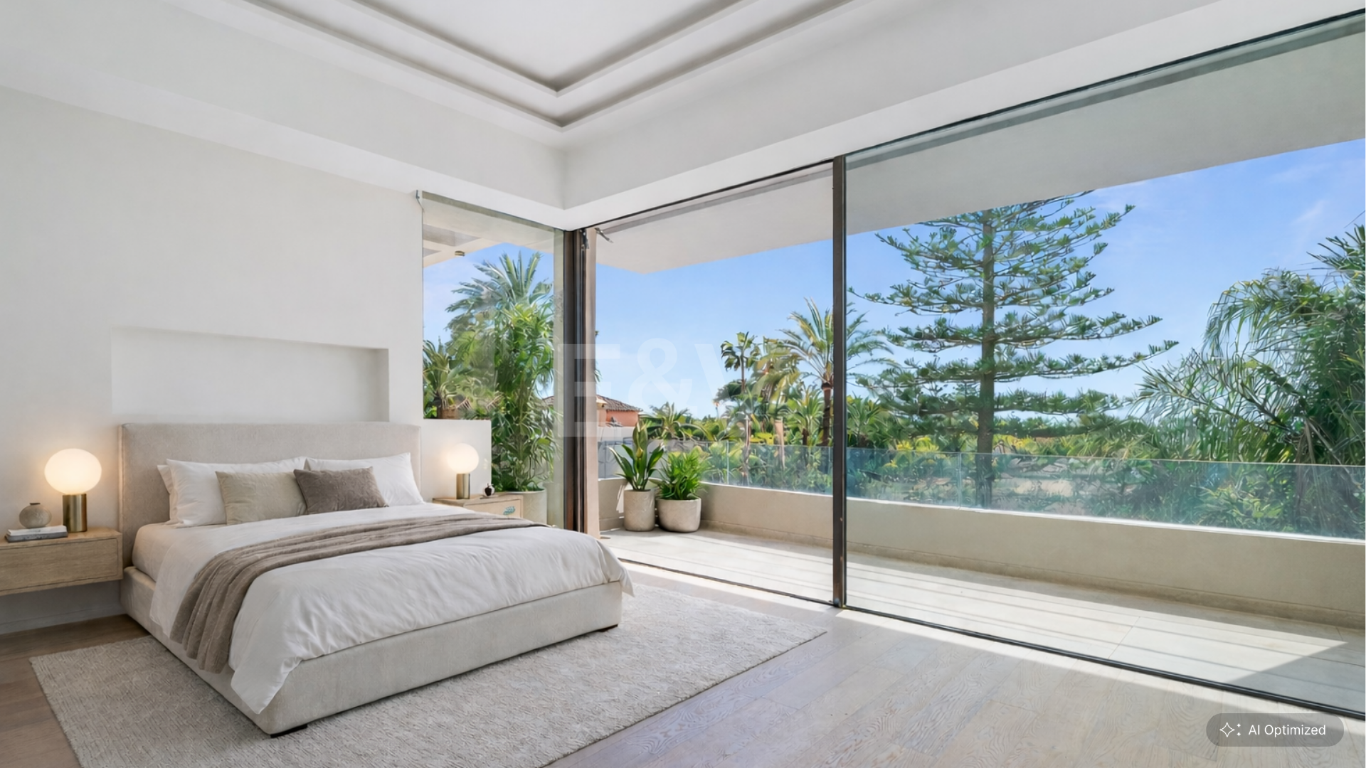 Luxuriöse, neu erbaute Villa mit Meerblick in Los Monteros