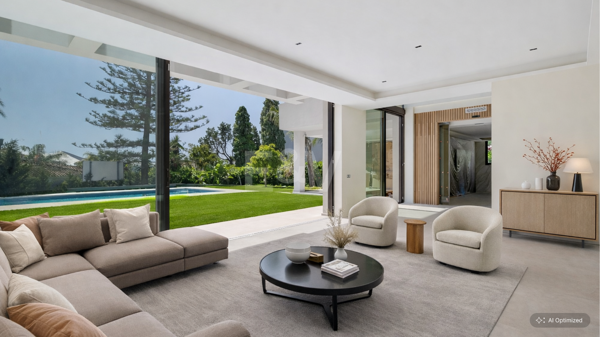 Luxuriöse, neu erbaute Villa mit Meerblick in Los Monteros