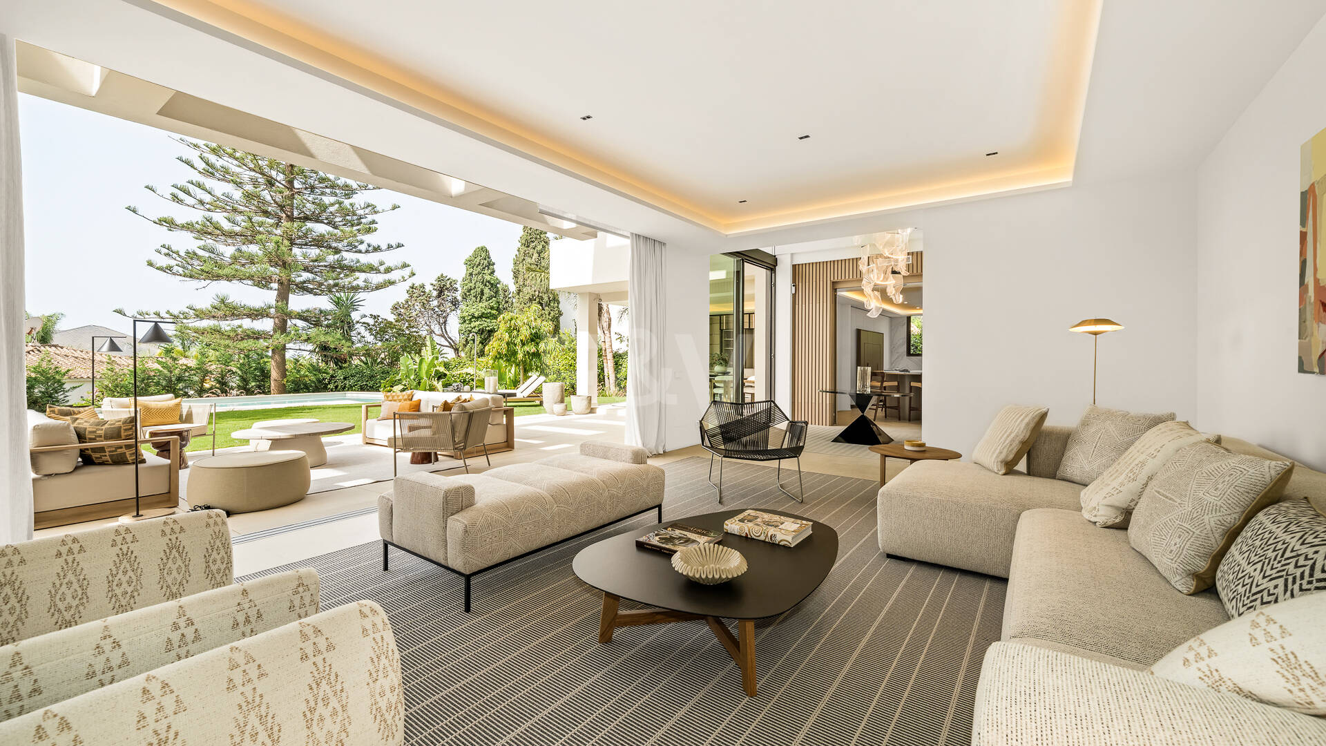 Luxuriöse, neu erbaute Villa mit Meerblick in Los Monteros