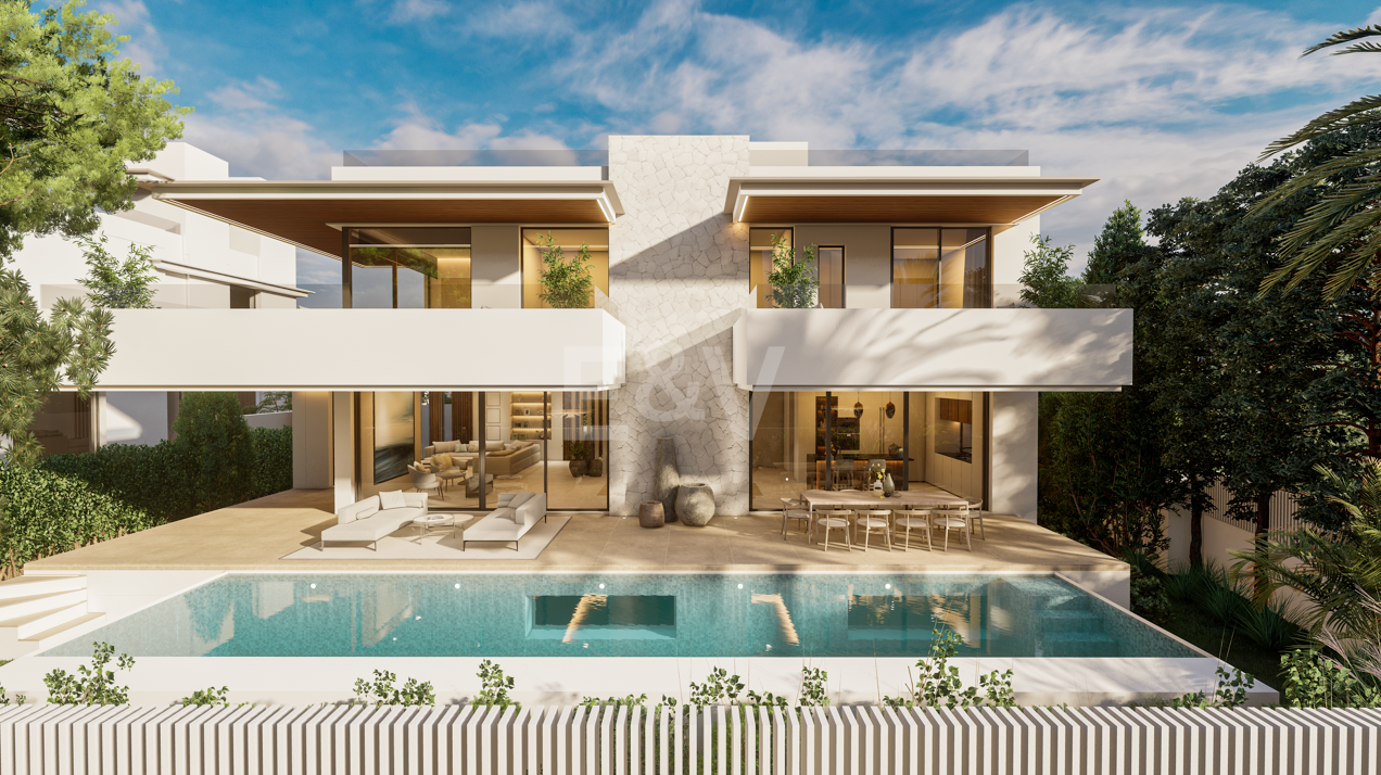 Luxury San Pedro Beach Villa Project 200m from the Beach