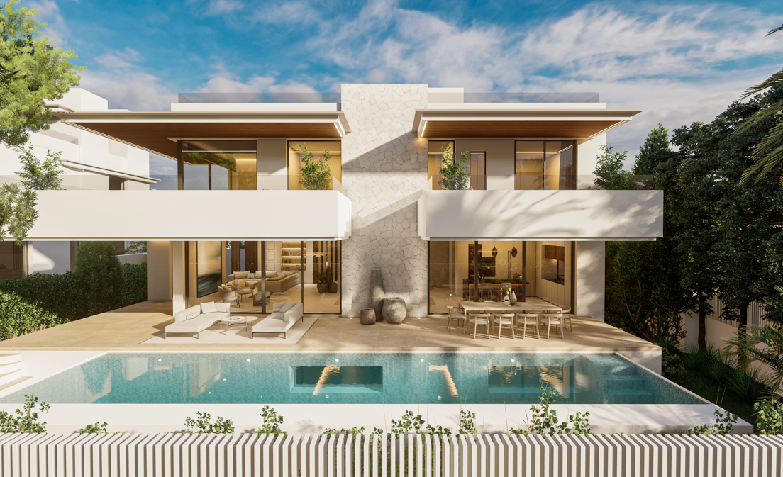 Luxury San Pedro Beach Villa Project 200m from the Beach