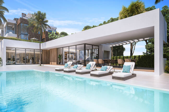 Villas de luxe à Rio Real avec vues panoramiques