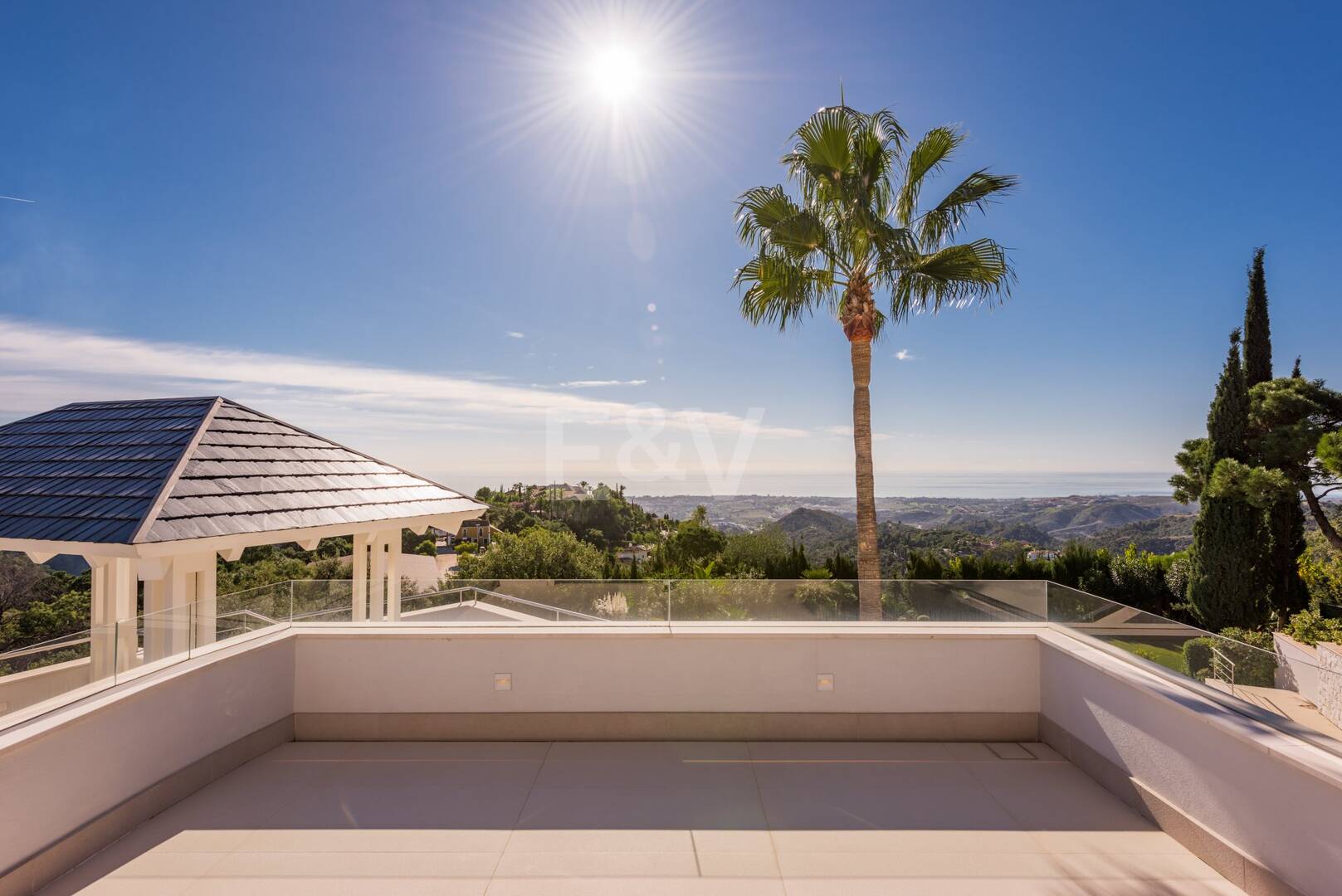 Moderna villa en La Zagaleta con impresionantes vistas