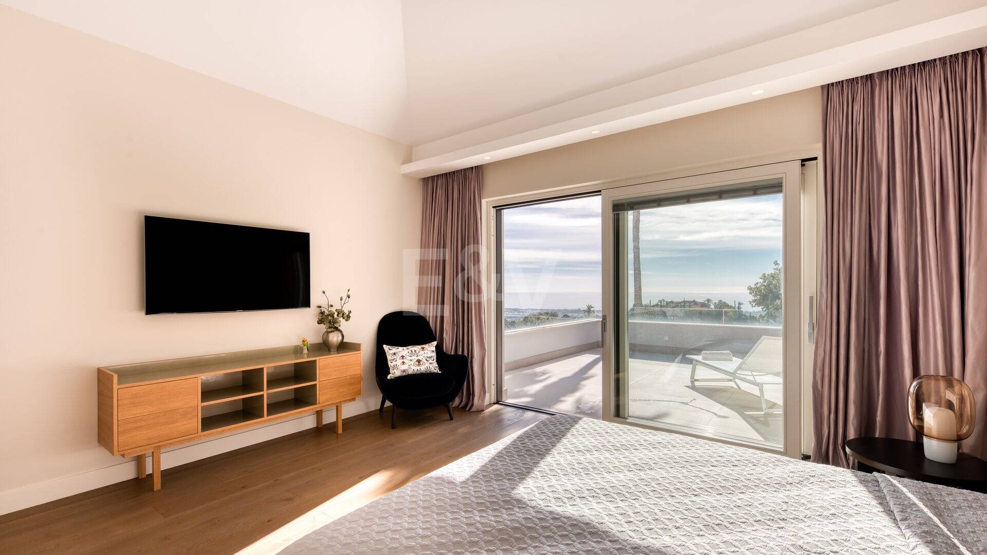 Moderna villa en La Zagaleta con impresionantes vistas