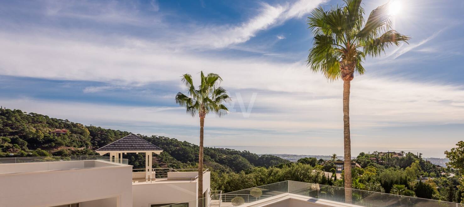 Moderne Villa in La Zagaleta mit herrlichem Meerblick