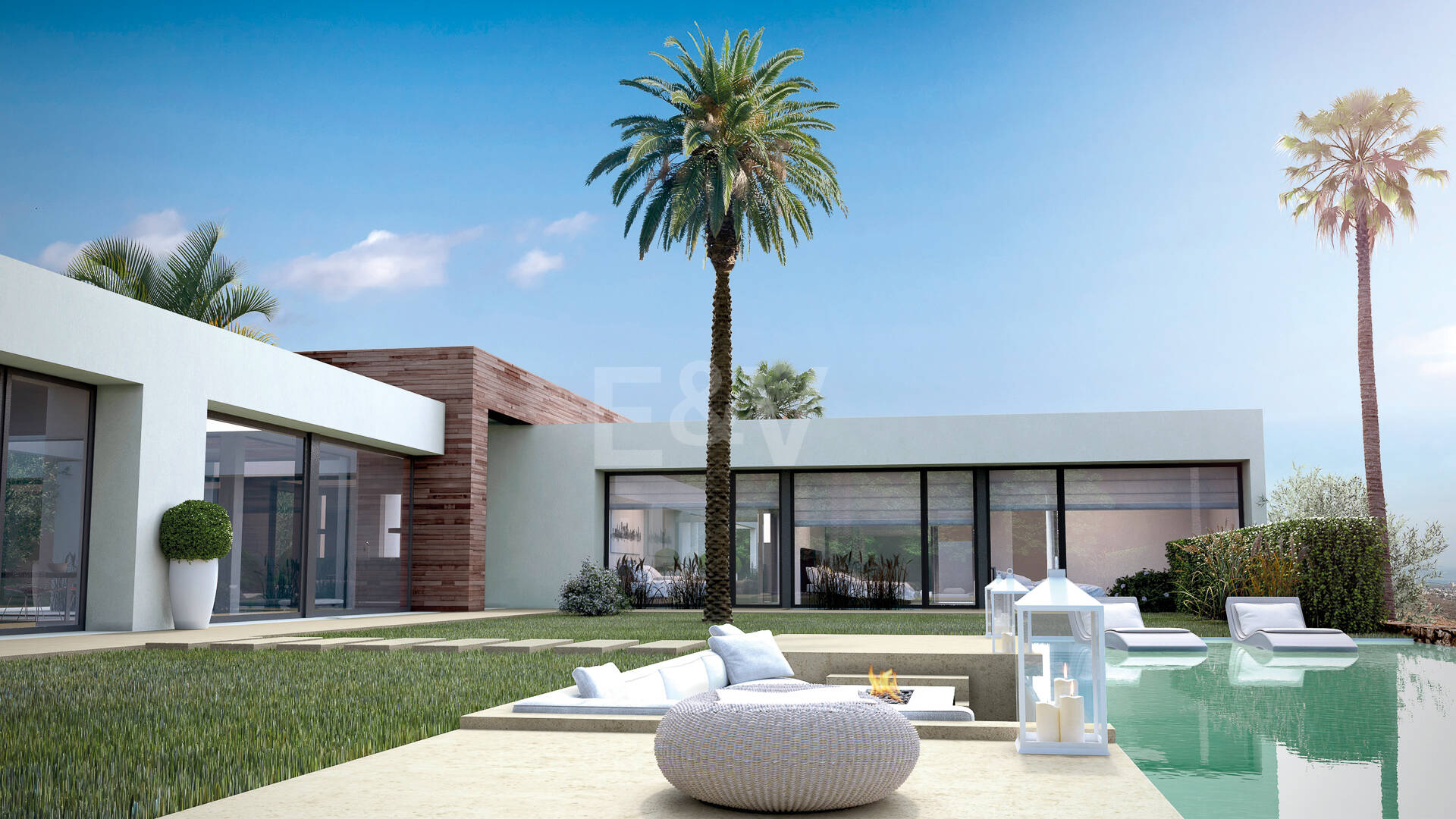 Moderne Designervilla in Los Altos de Los Monteros