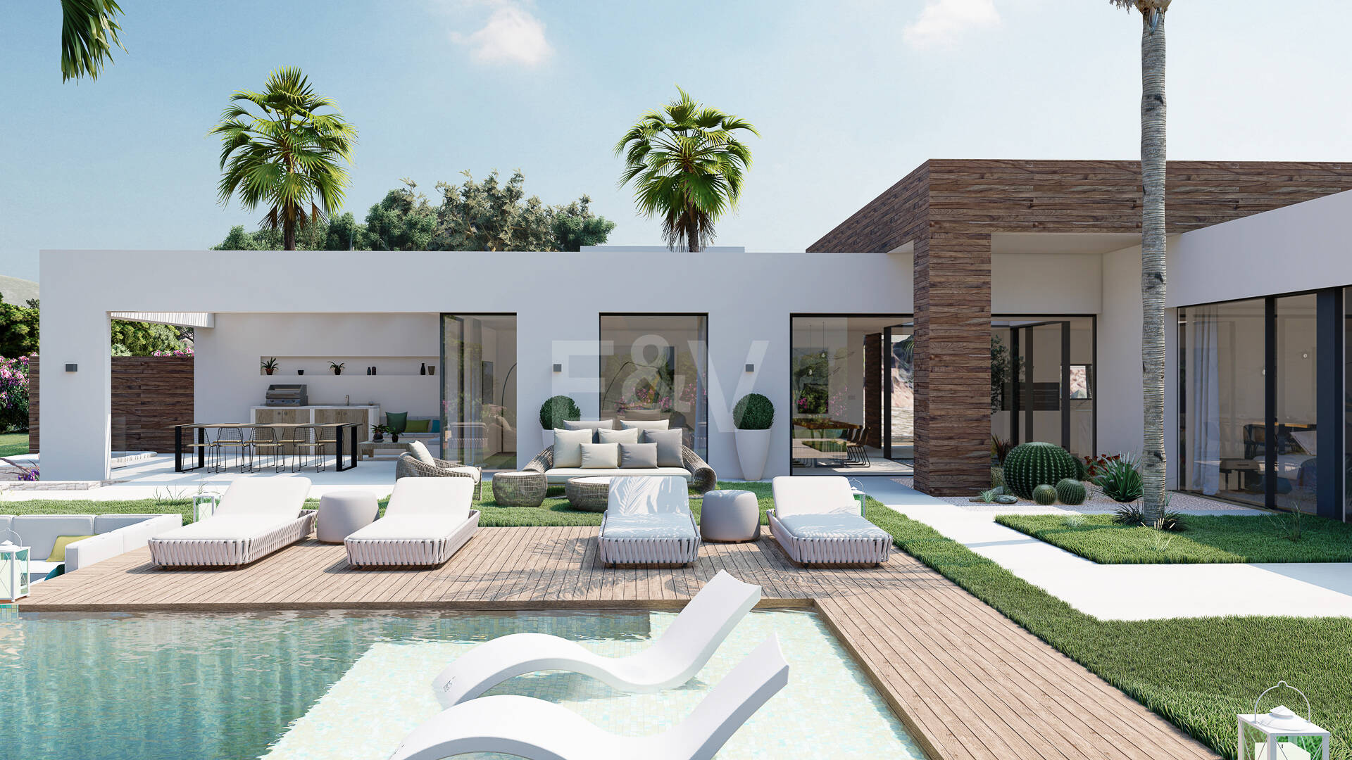 Moderne Designervilla in Los Altos de Los Monteros
