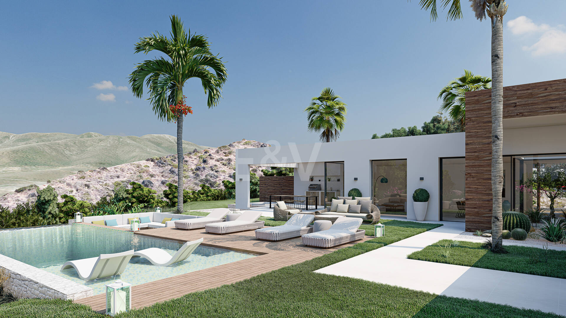 Moderne Designervilla in Los Altos de Los Monteros
