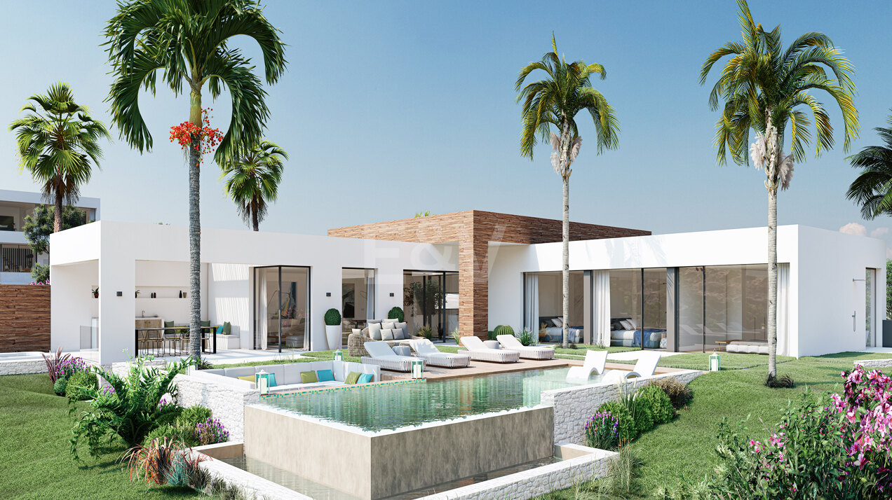 Moderna villa de diseño en Los Altos de Los Monteros