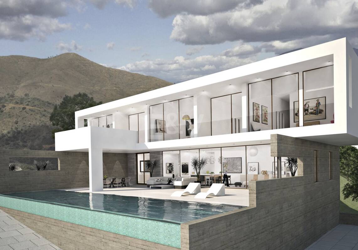 Hochwertiges Projekt in La Mairena mit Meerblick