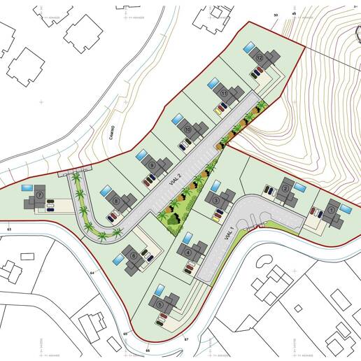 Great Investment Plot i La Mairena för 12 villor