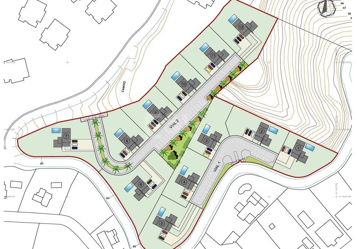 Great Investment Plot in La Mairena for 12 Villas