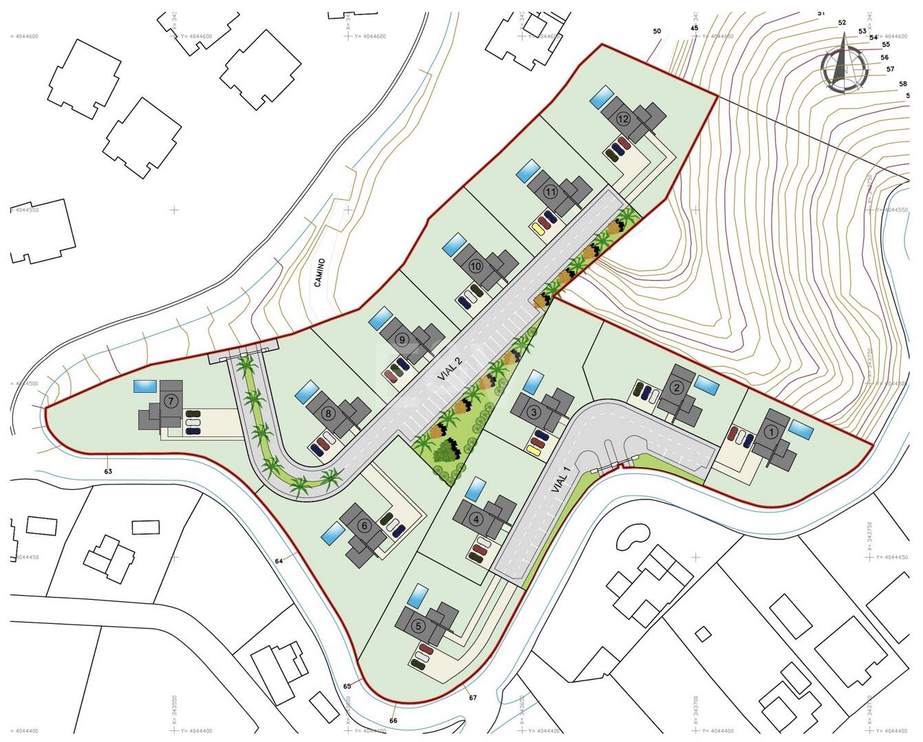 Great Investment Plot i La Mairena för 12 villor