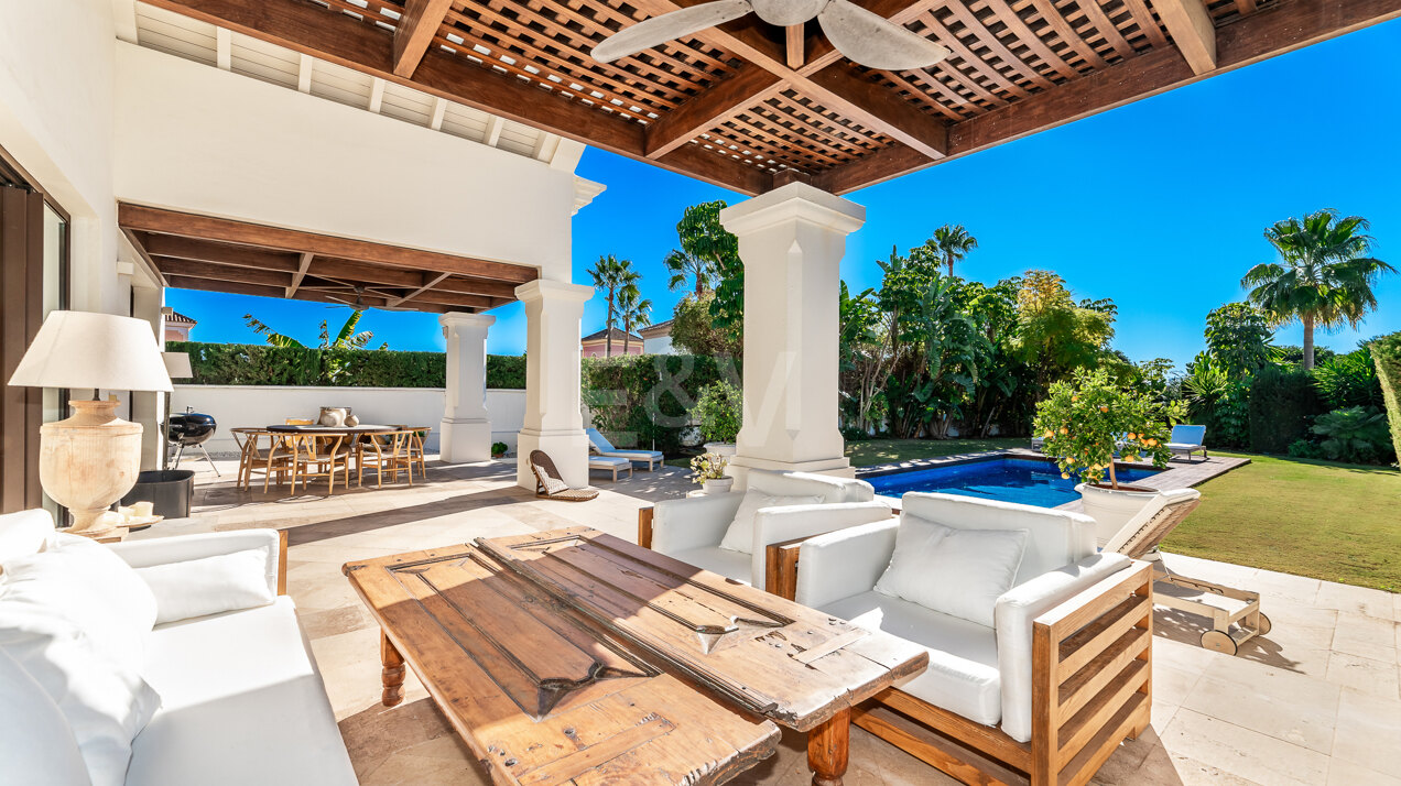 Villa de estilo mediterráneo en Lomas de Marbella Club