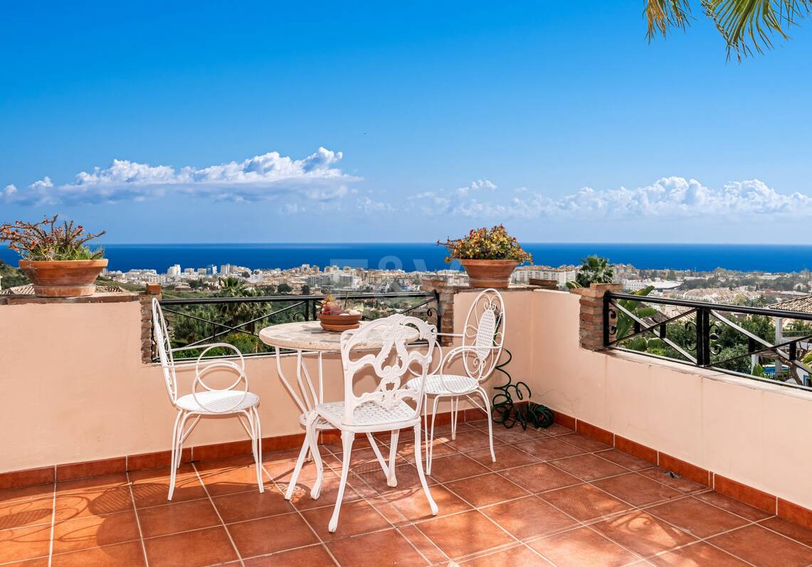 Villa i Marbella med fantastisk havsutsikt