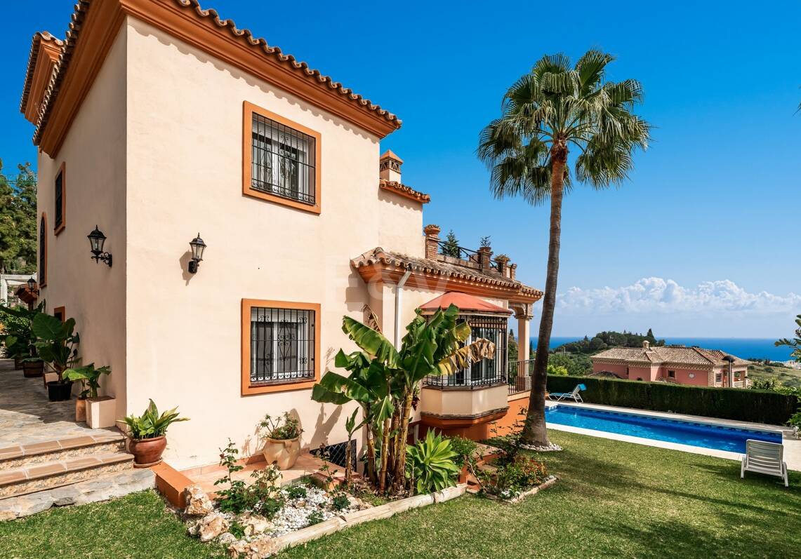 Villa i Marbella med fantastisk havsutsikt