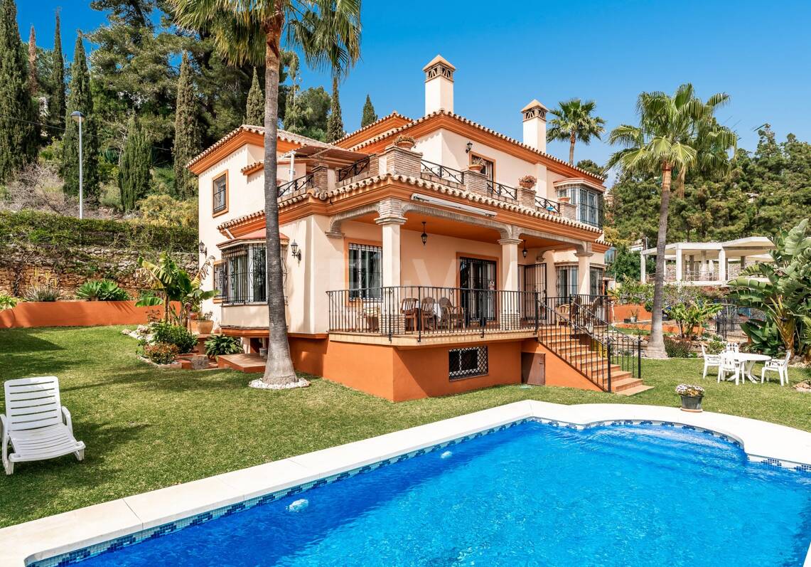 Villa i Marbella med fantastisk havsutsikt