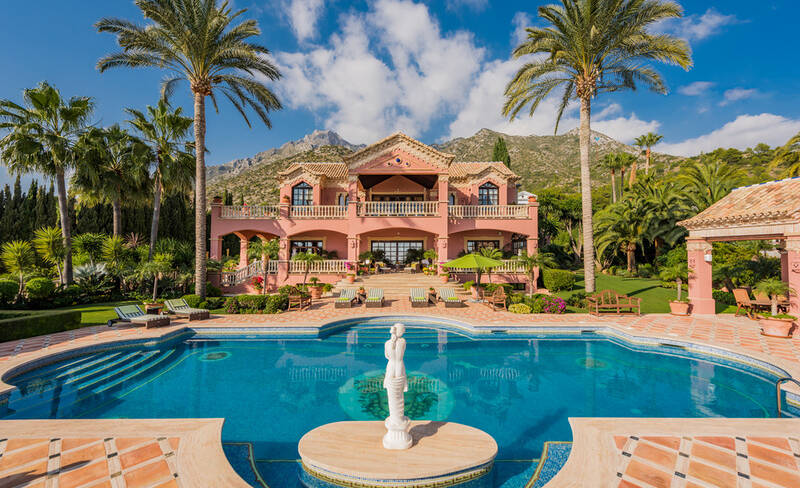 Classical Masterpiece in Sierra Blanca with Stunning Sea Views