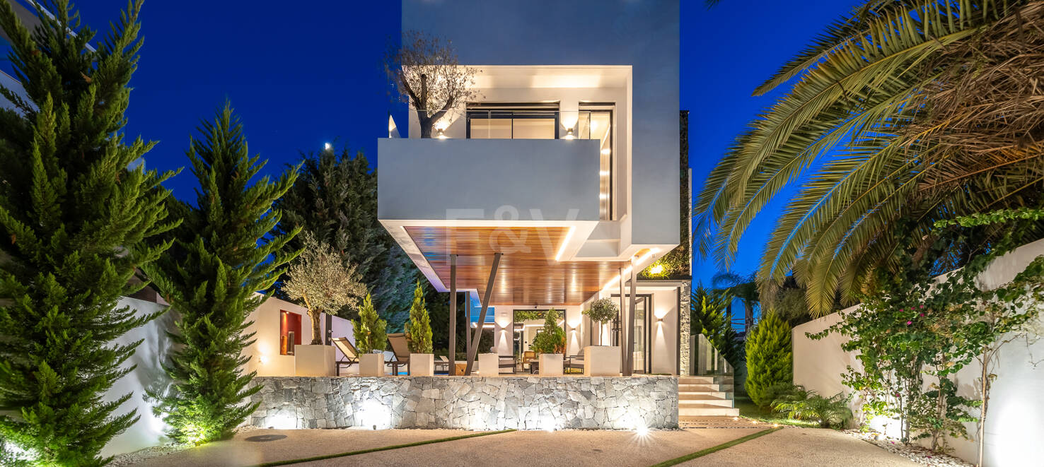Maison contemporaine luxueuse et écologique à Casablanca, Marbella