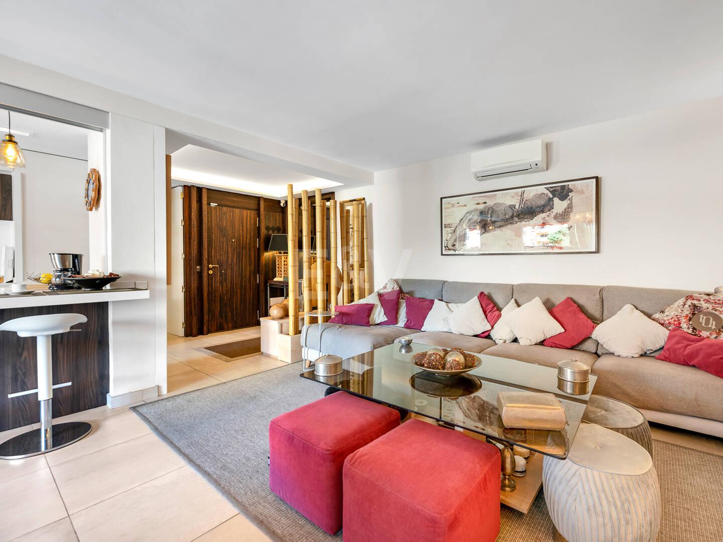 Beachside rymlig lägenhet med privilegierad central plats