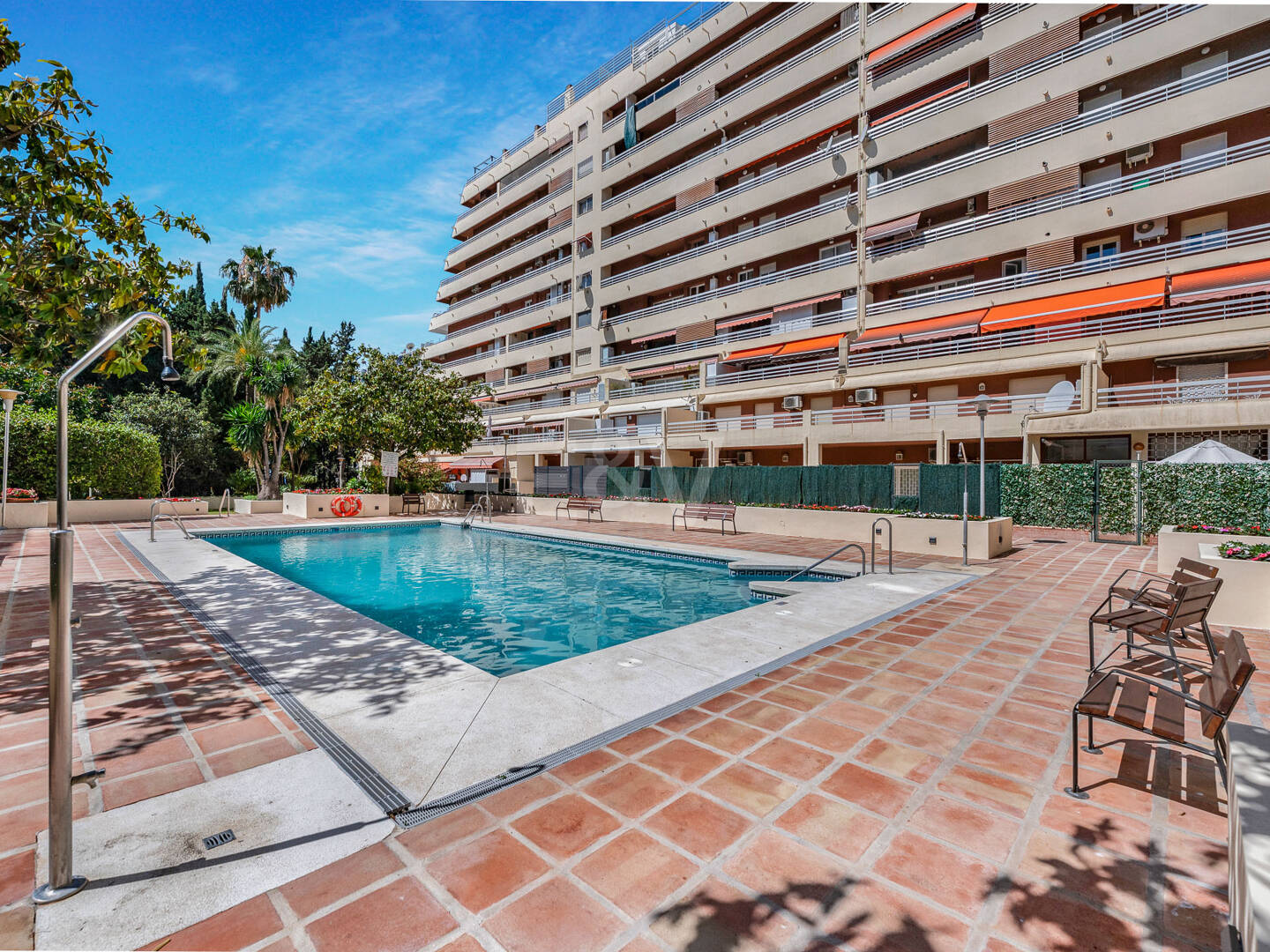 Beachside rymlig lägenhet med privilegierad central plats