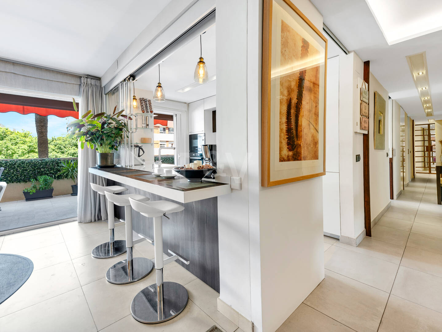 Beachside rymlig lägenhet med privilegierad central plats