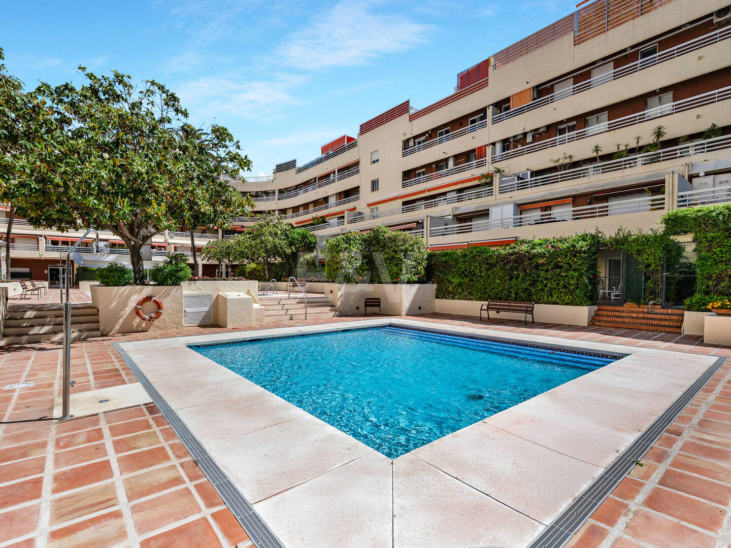 Beachside rymlig lägenhet med privilegierad central plats