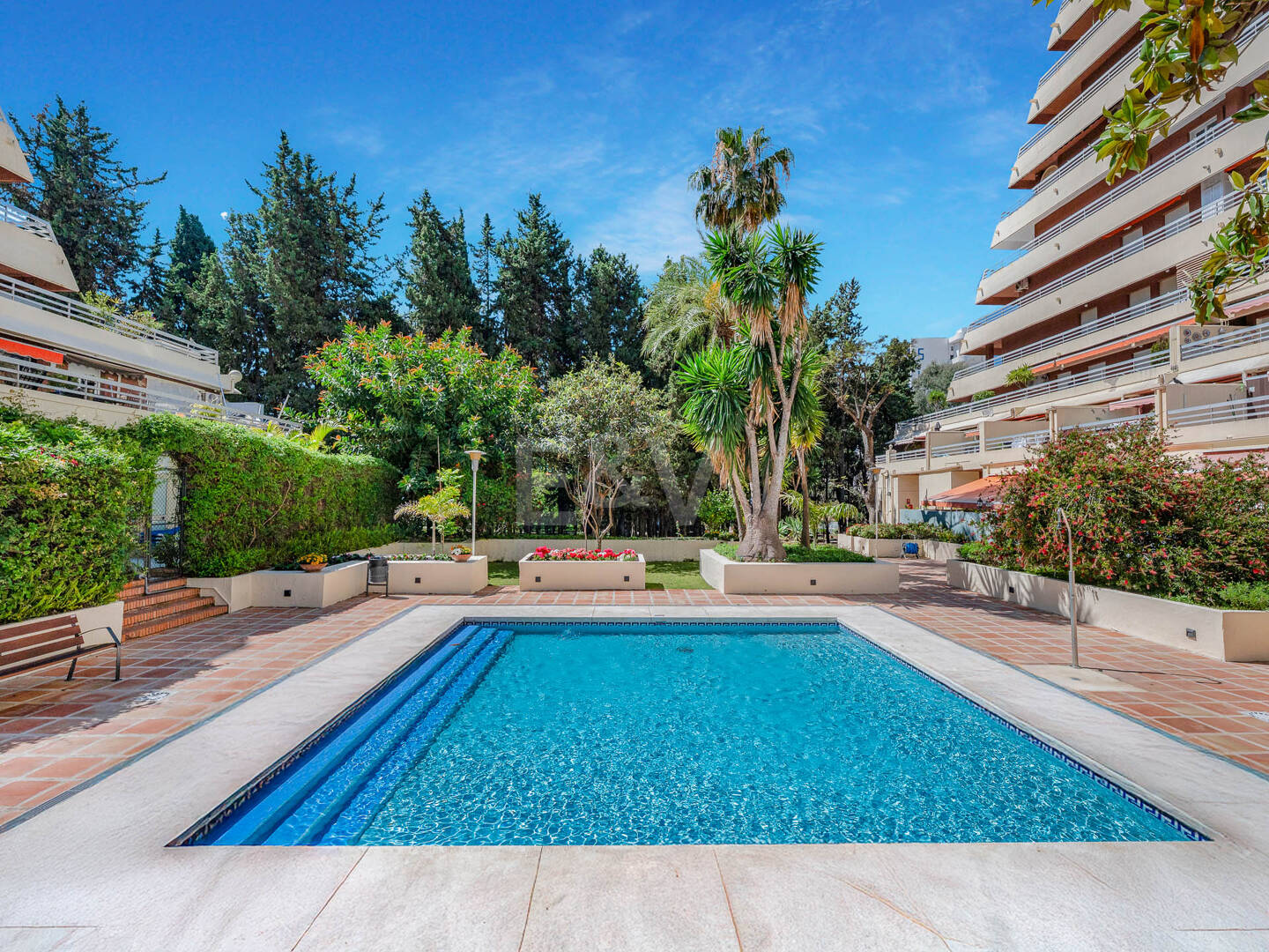 Beachside rymlig lägenhet med privilegierad central plats