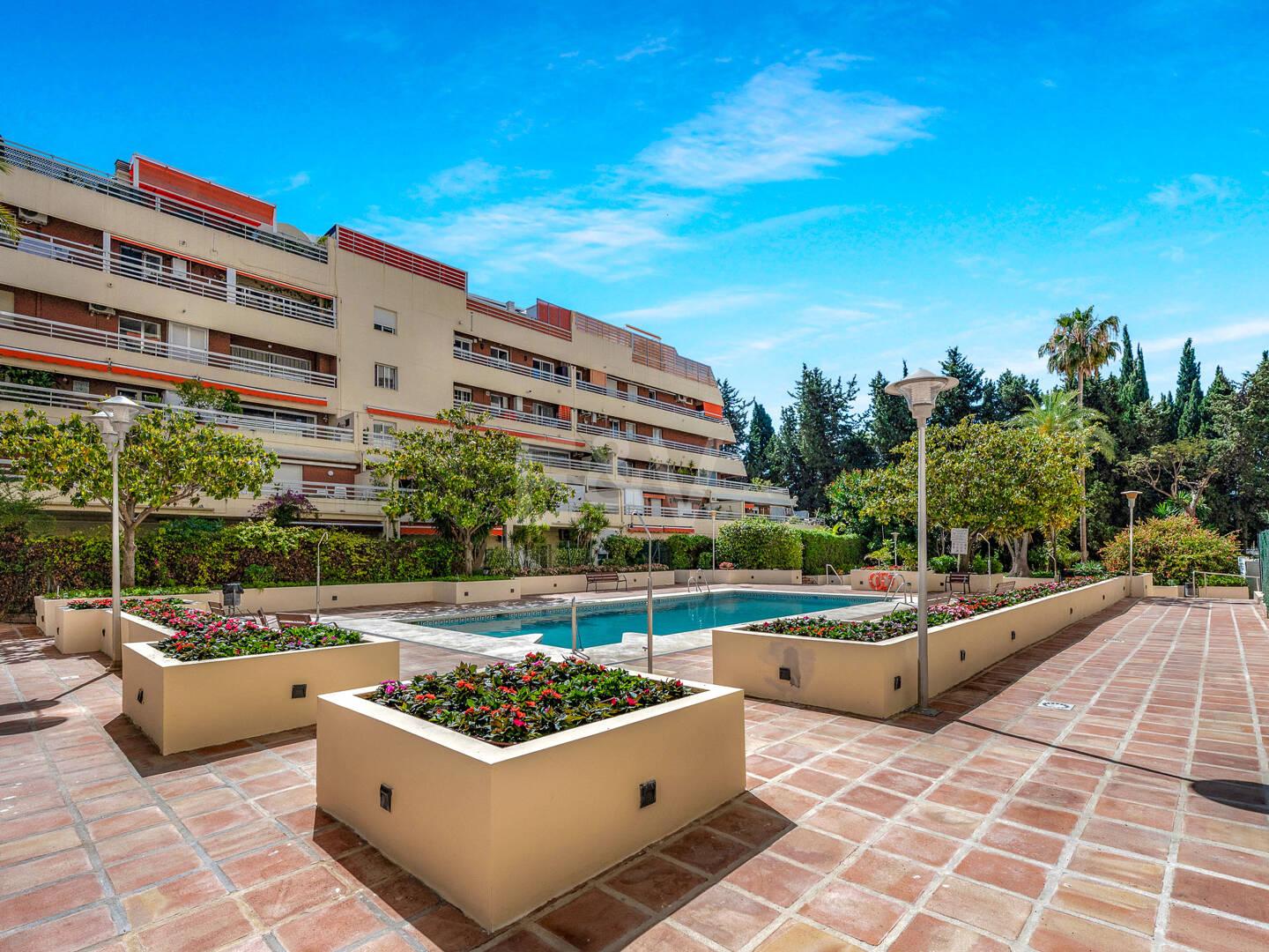 Beachside rymlig lägenhet med privilegierad central plats