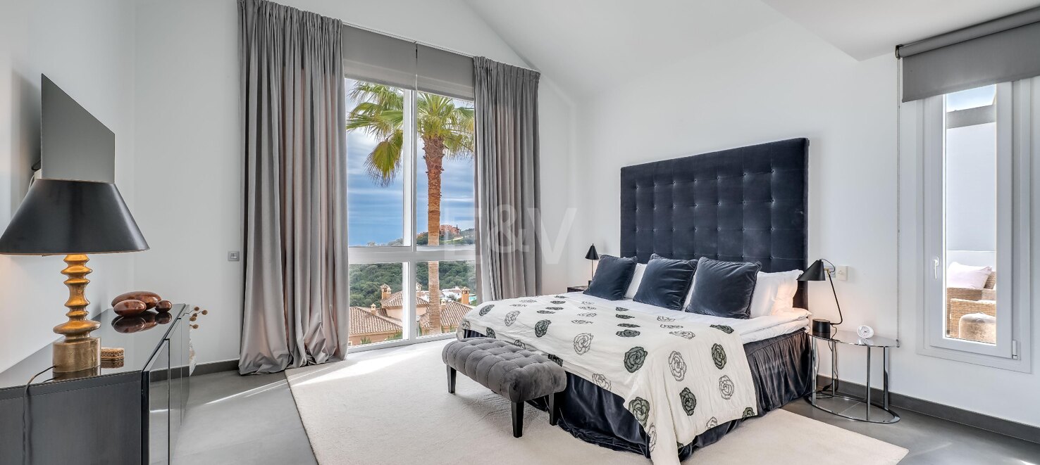 Modern Eco Villa with Panoramic Sea & Mountain View